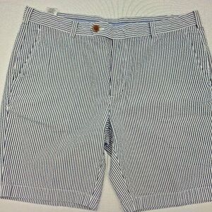 Brooks Brothers Navy and White Striped Men's Shorts